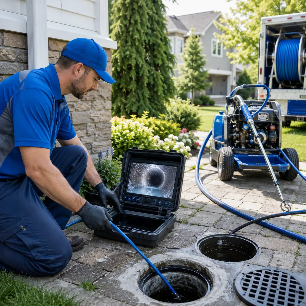 Outdoor drain cleaning professionals serving Dugger, IN